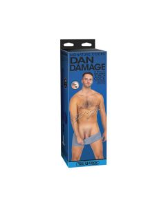 Signature Cocks ULTRASKYN 10" Cock w/Removable Vac-U-Lock Suction Cup - Dan Damage