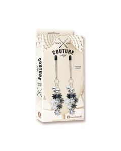 Couture Clips Luxury Nipple Clamps - Silver Falls